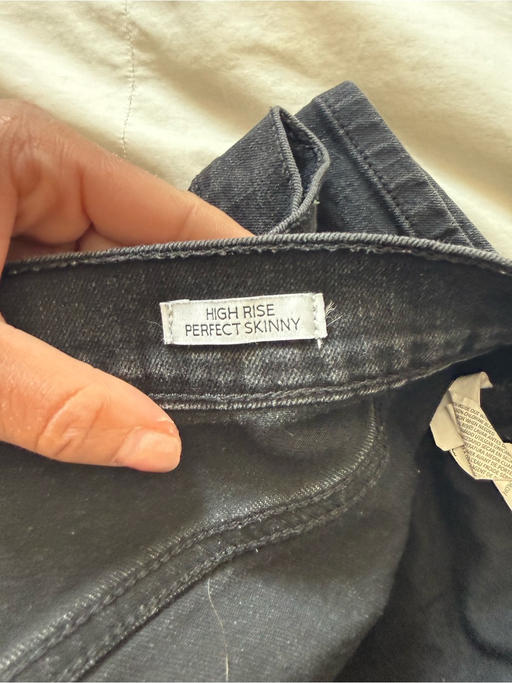 Nine West Black High-Rise Skinny Jeans - Picture 2 of 3